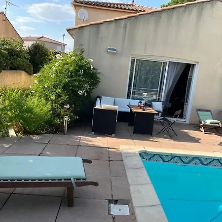Villa Mediterraneenne Calme, Piscine Sans Vis A Vis Boujan-sur-Libron
