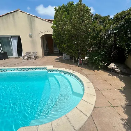 Mediterraneenne Calme, Piscine Sans Vis A Vis Villa